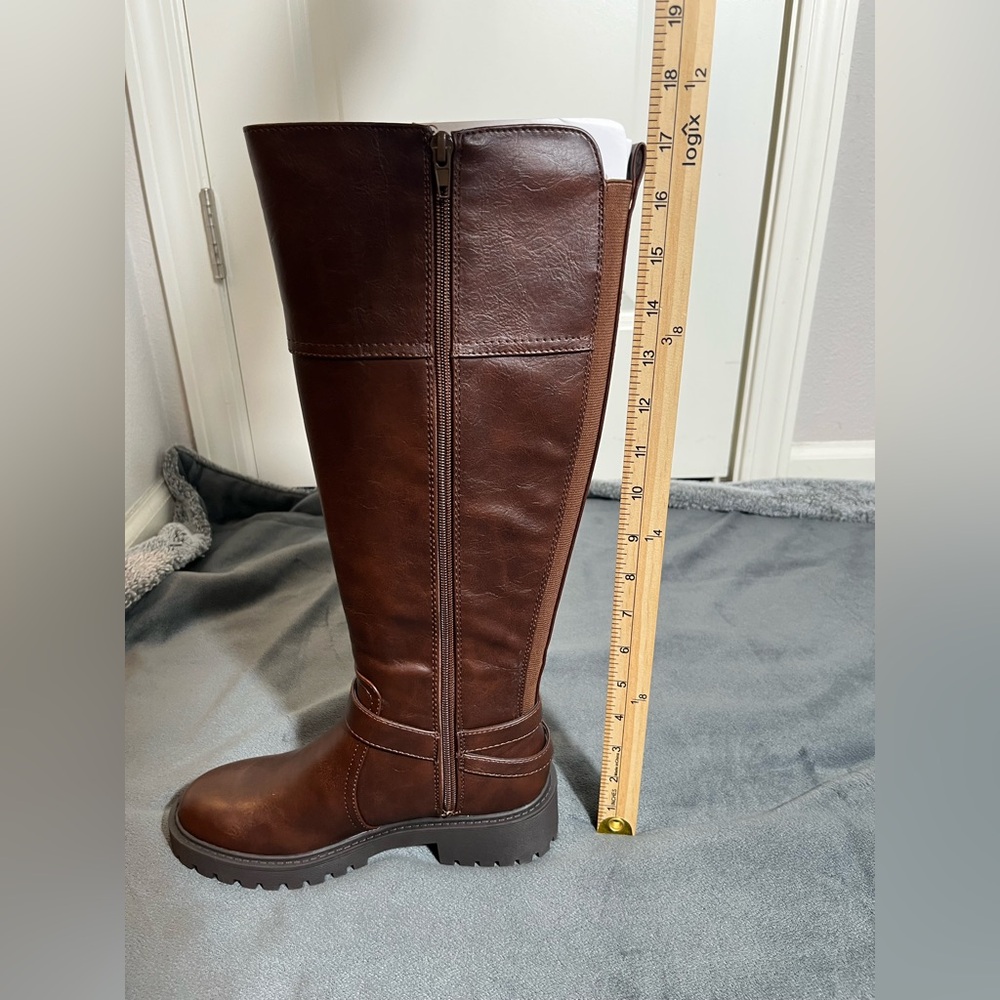 Women’s Guess Dark Brown 200 Knee High Boots Size 6 M - Picture 3 of 13